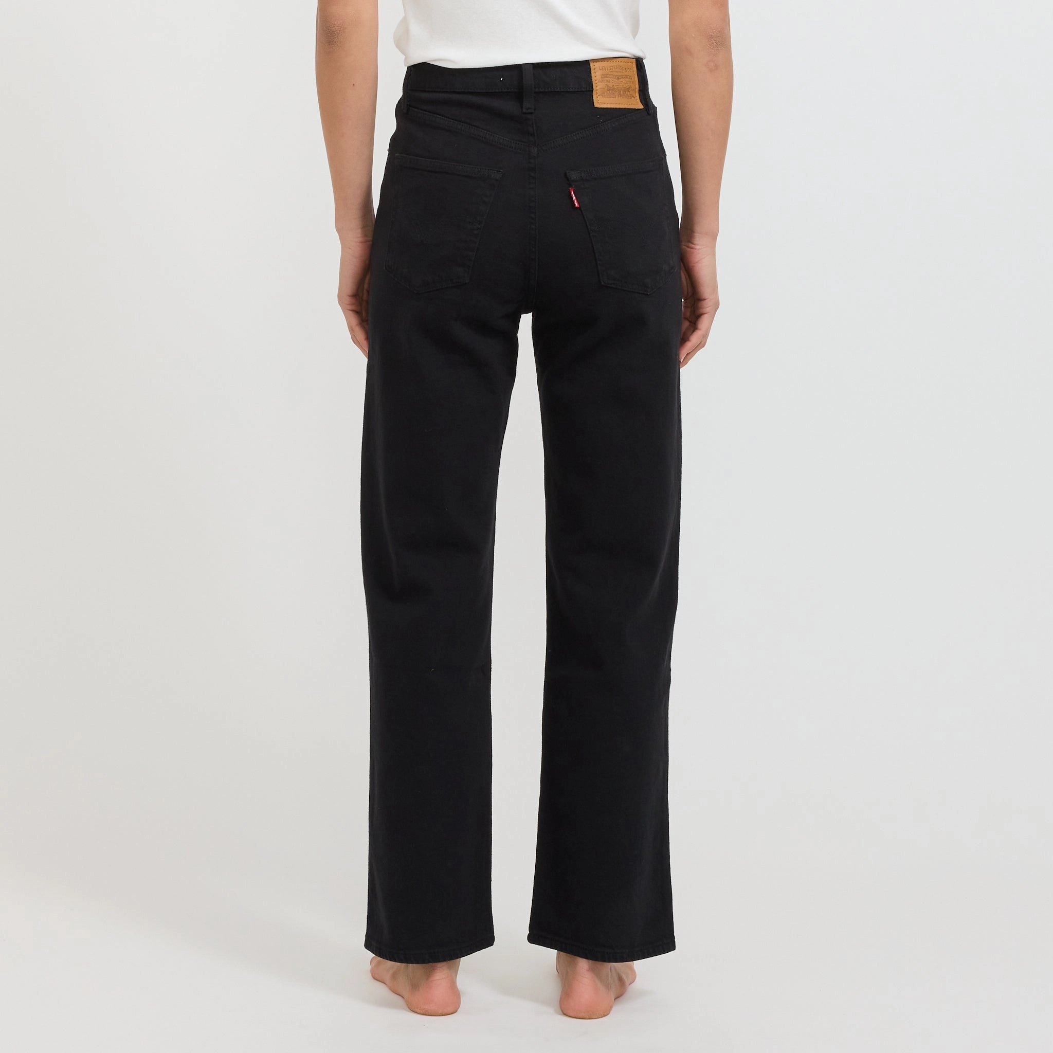 Ribcage Straight Ankle Black Sprout Sunny Vibes Vibrant Relaxed Style