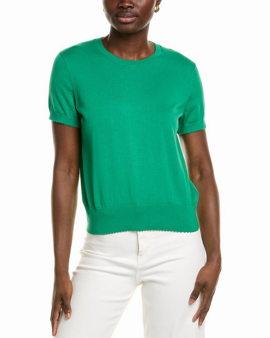 Effortless Wear Brooks Brothers Scalloped Sweater