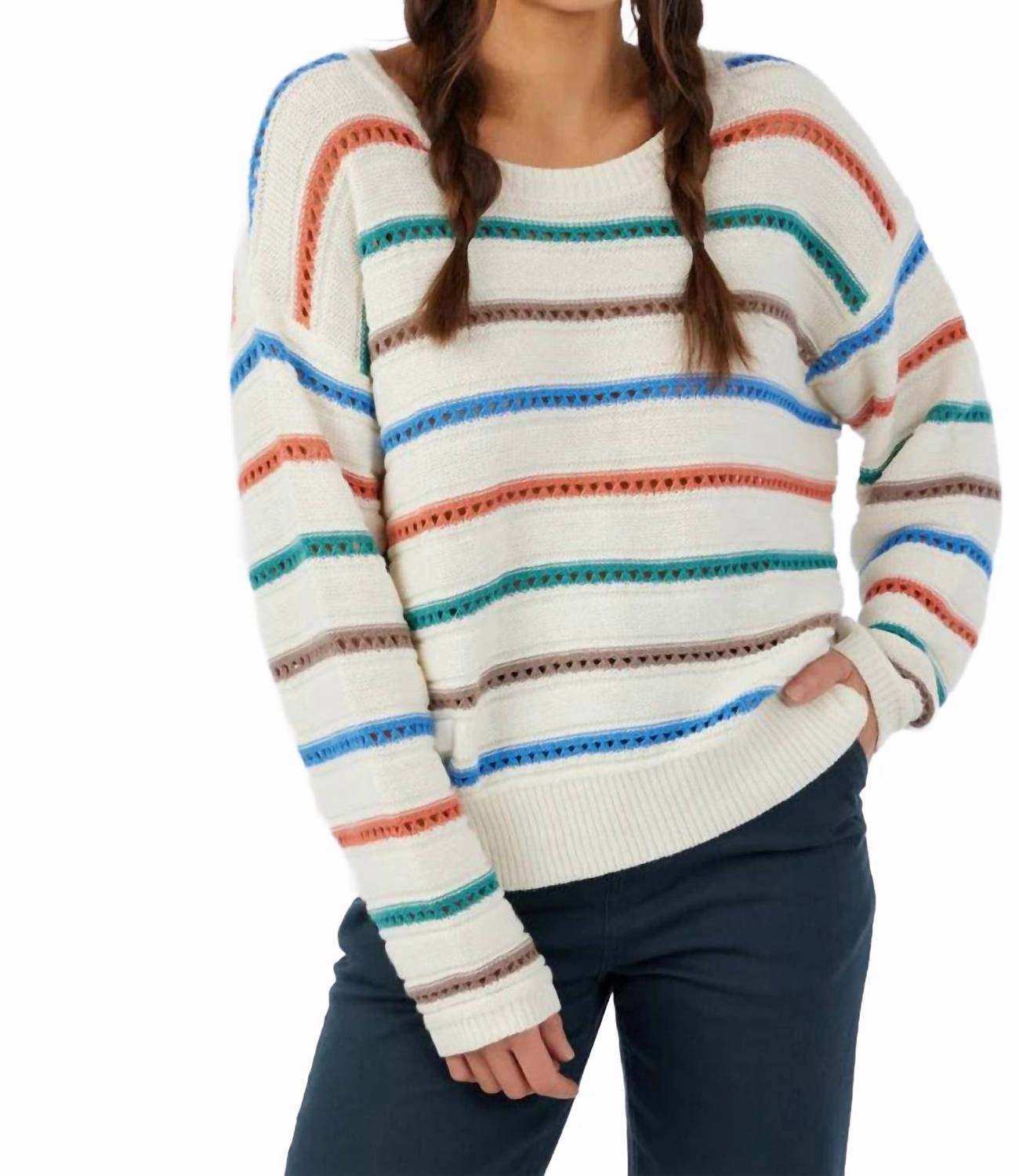 Lilah Sweater In Multi Color Versatile Styling