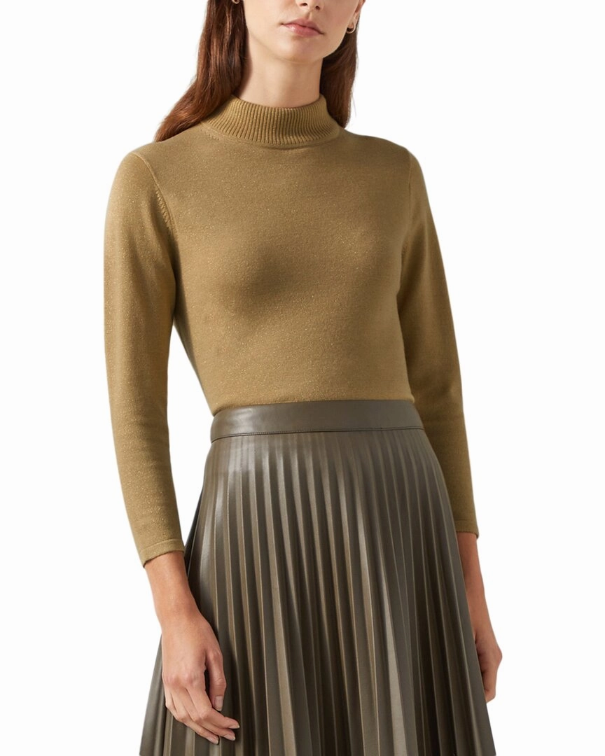 Effortless Comfort LK Bennett Sadie Knitted Wool-Blend Top