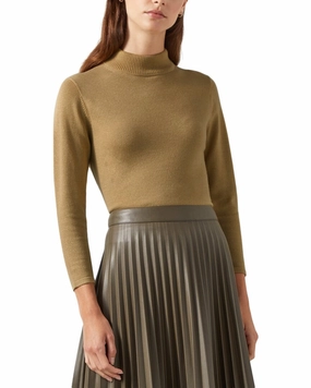 LK Bennett Sadie Knitted Wool-Blend Top Soft Knit Design