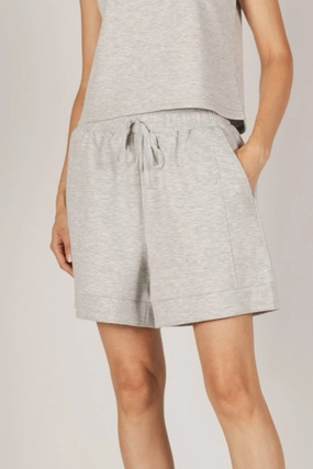 Lounge Short In Heather Grey CompactPackable colorfast