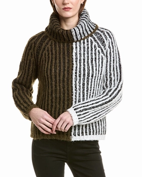 Luxe Touch Love Token Aubrie Wool-Blend Turtleneck Sweater