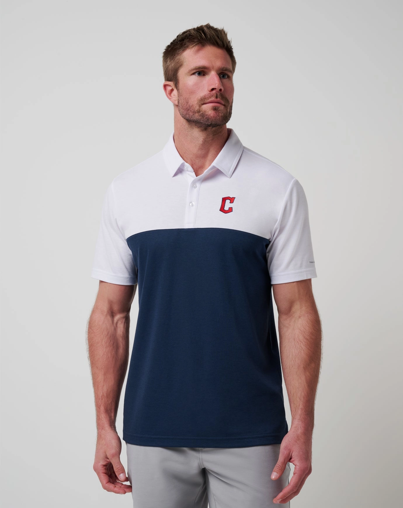 Layered Comfort MoistureWicking Fabric Cleveland Guardians Home Run Leader Polo