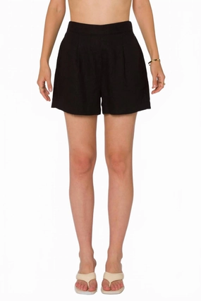 Sports Wear Fedra Pull-On Short In Black