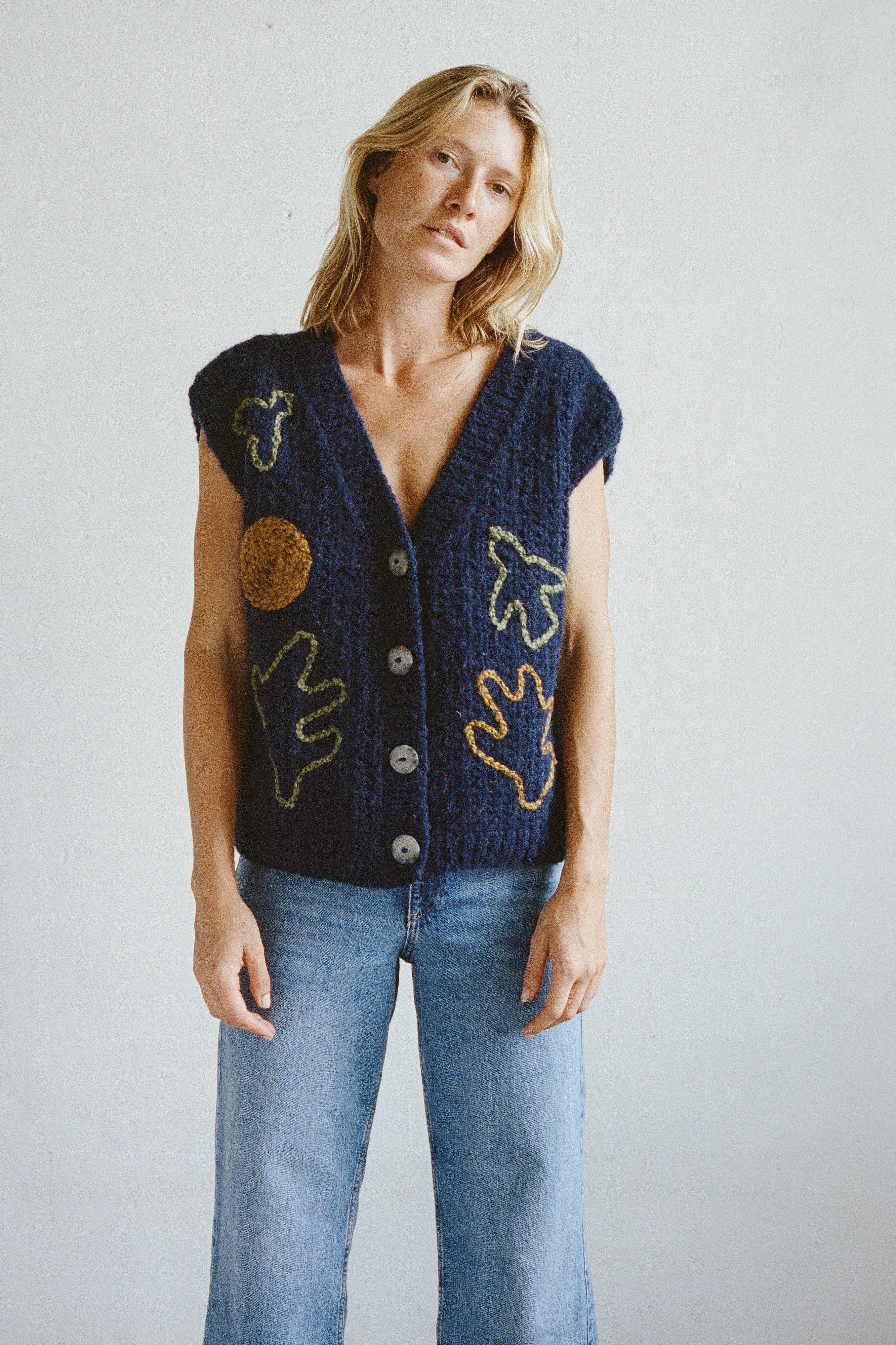 Kalla Bordado Vest Affordable Fashion gender-neutral