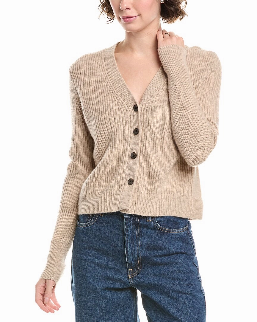 Cozy Layered Wear Madewell Newbury Shrunken Wool & Cashmere-Blend Cardigan
