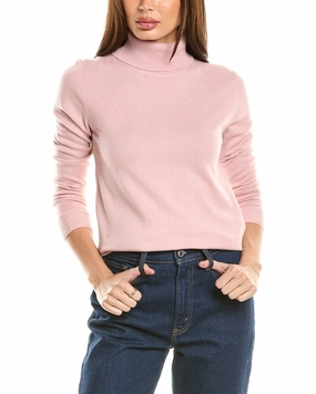 Sleek Wear Malo Cashmere Turtleneck Wool & Cashmere-Blend Sweater