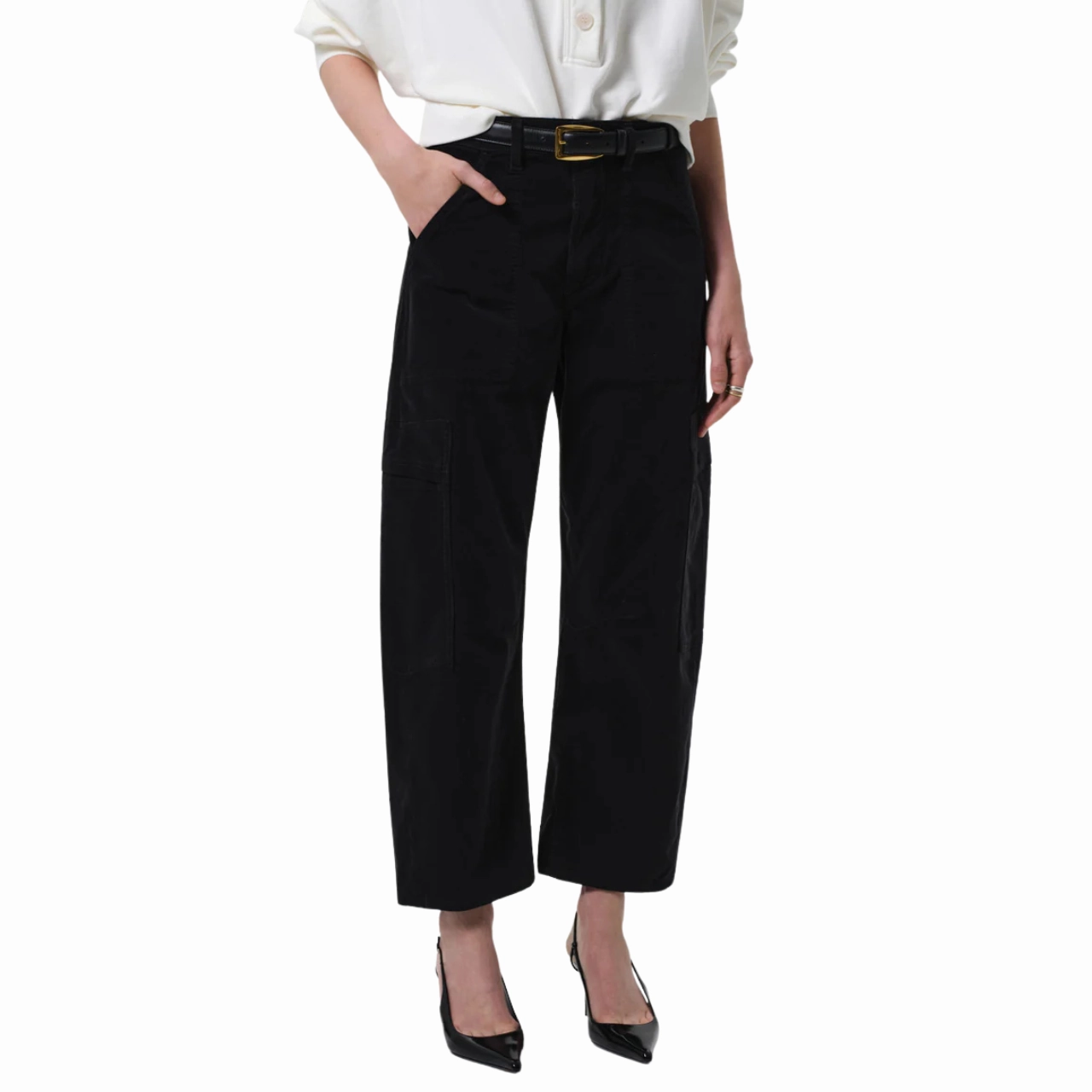 Wardrobe Classic Marcelle Cargo Corduroy Charcoal