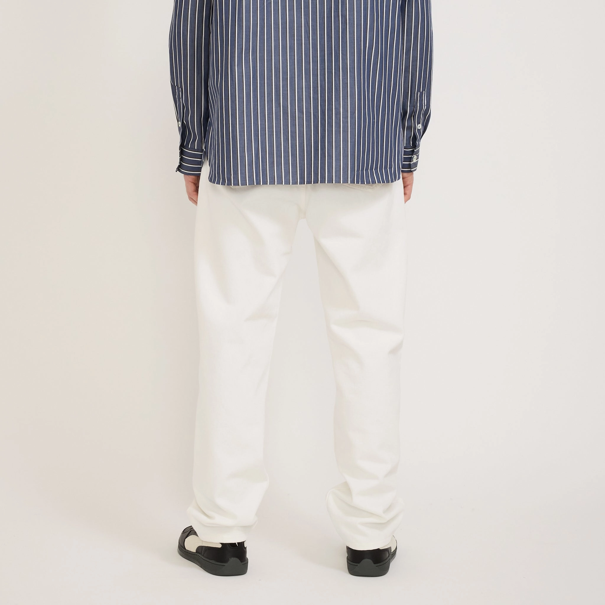 elastic waistband Martin Jean White