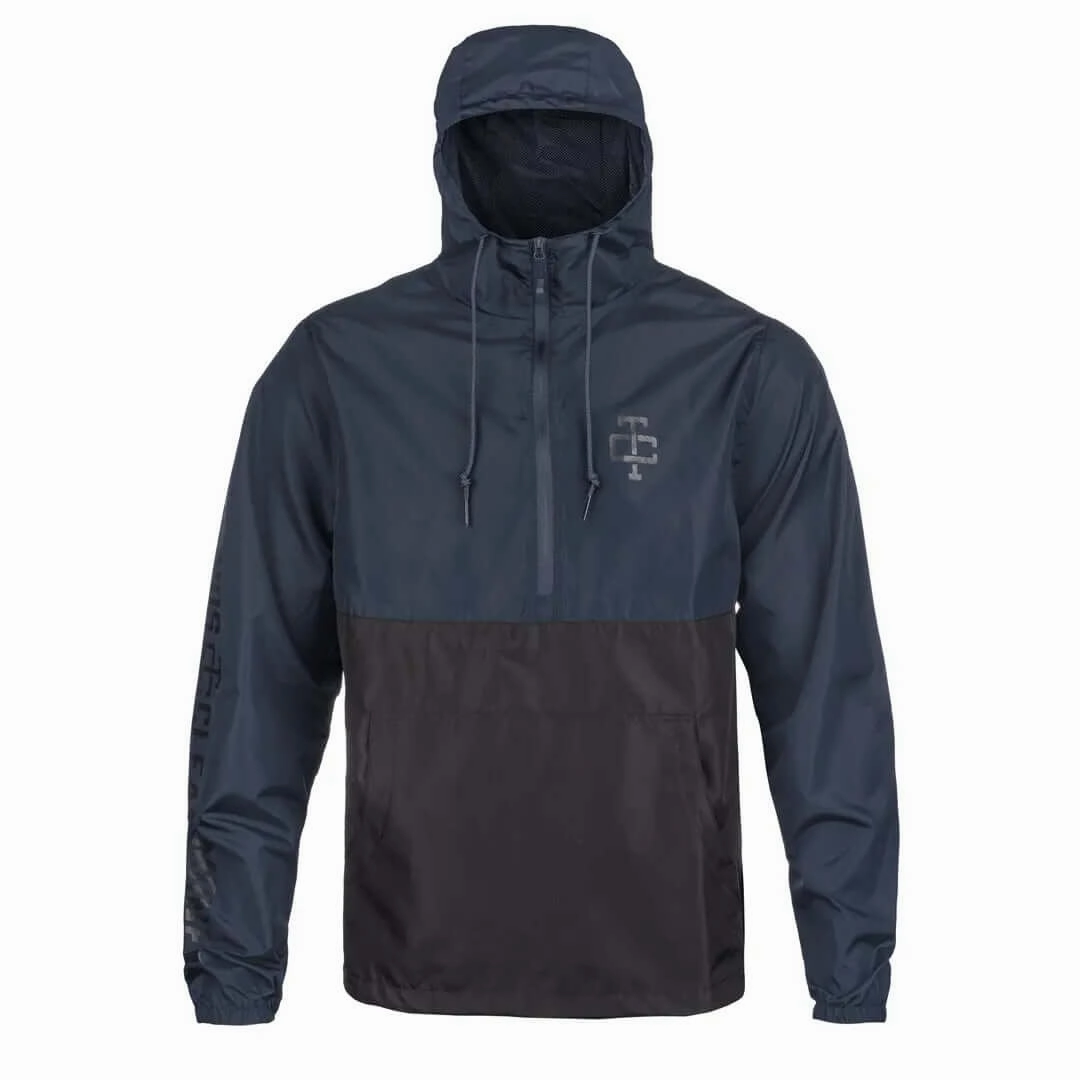 Men's DHCM Harbored Windbreaker HoodedStyle Bonded Edge Finish