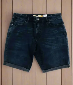 Mens Indigo Denim Shorts TaglessDesign