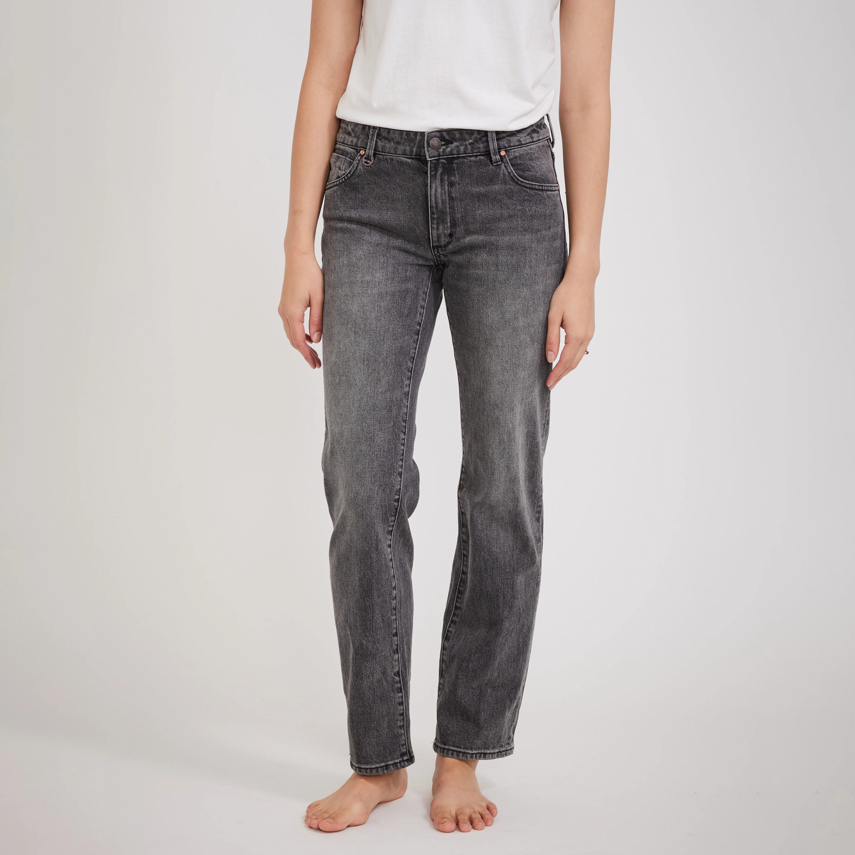 Mia Straight Obsidian No Gap Waistband