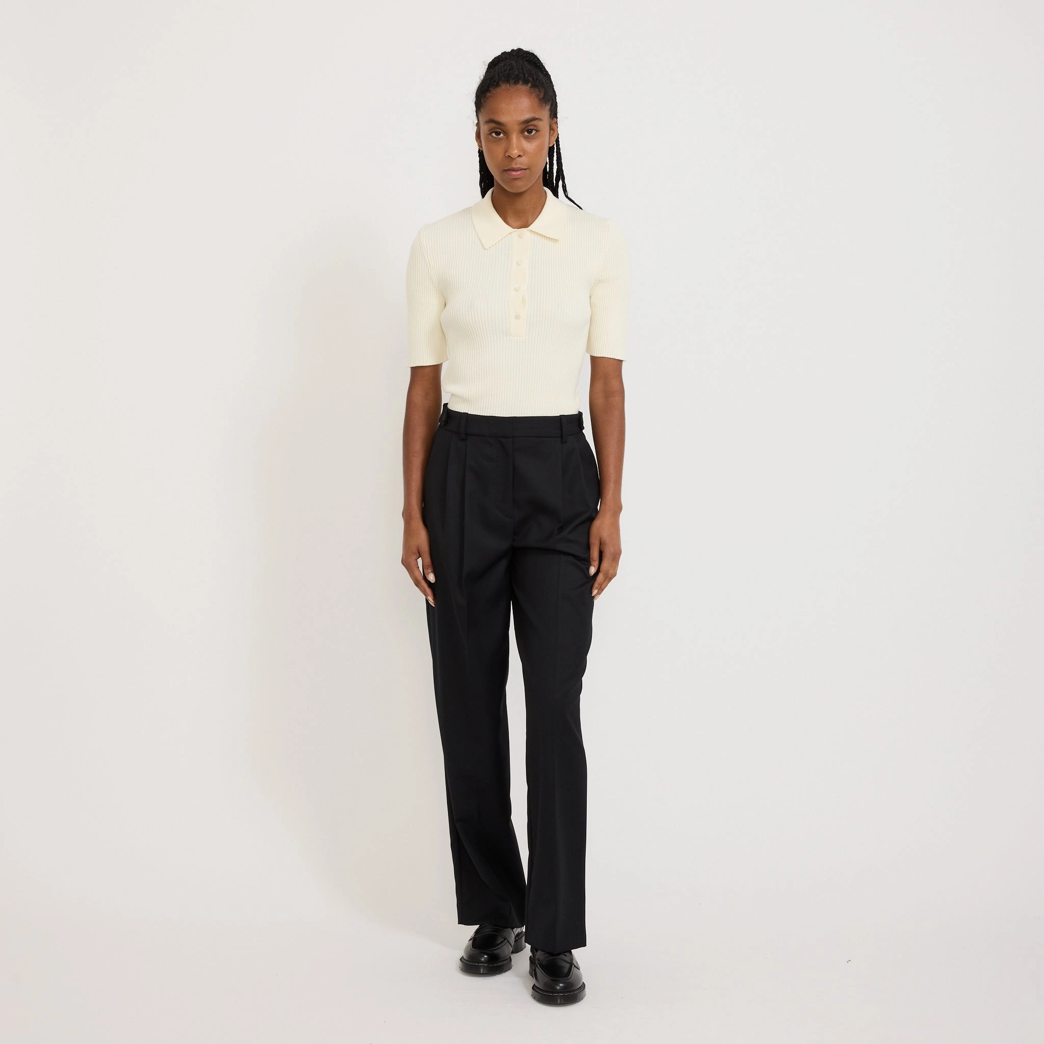 Effortless Fashion Danae Polo Off White