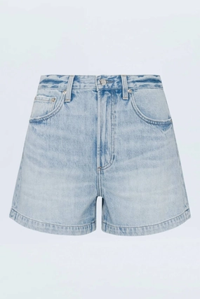 Women's Saige High Rise Short In Blue Neutral Tones