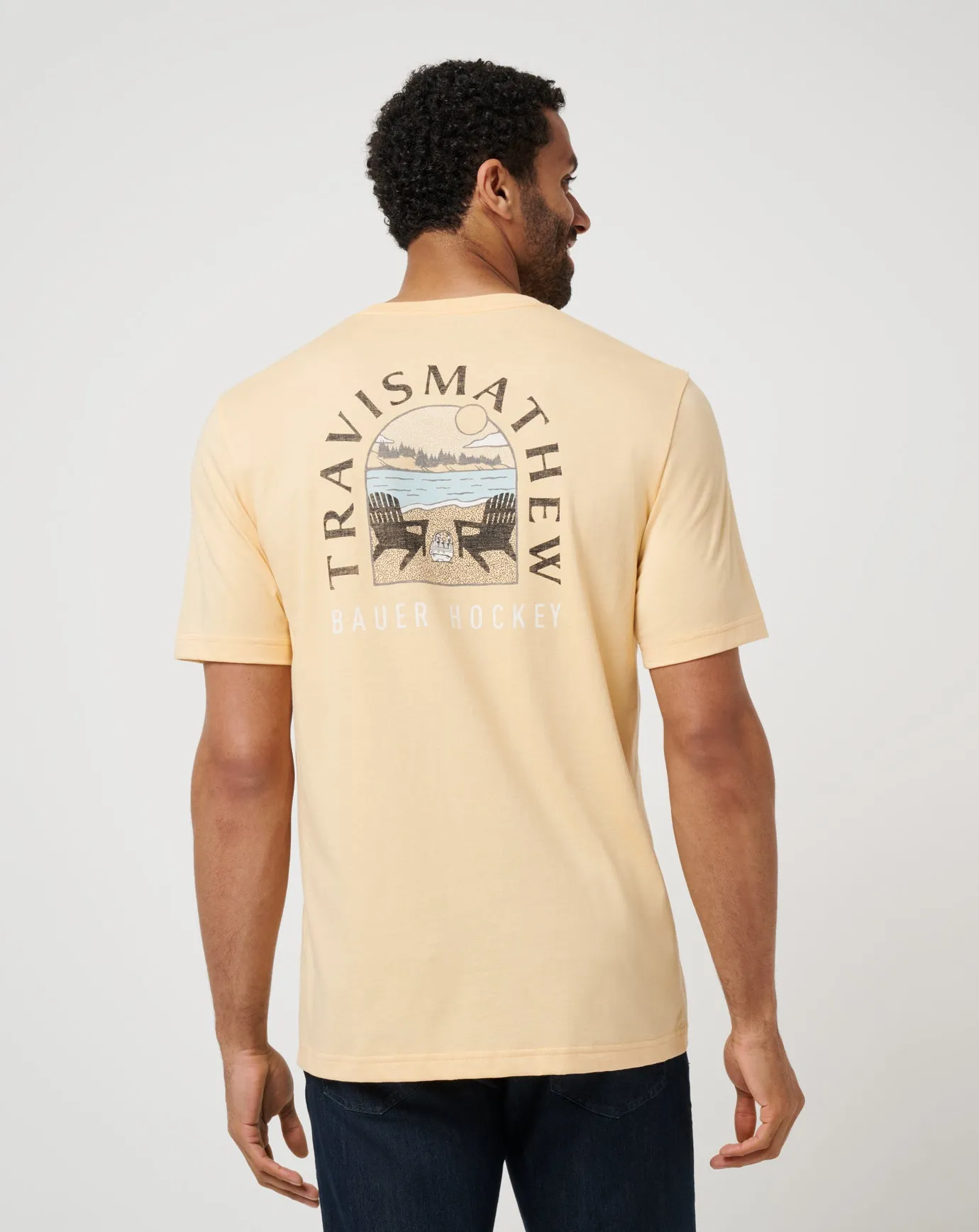 Empty Net Tee Simple Chic Casual Layer Wear