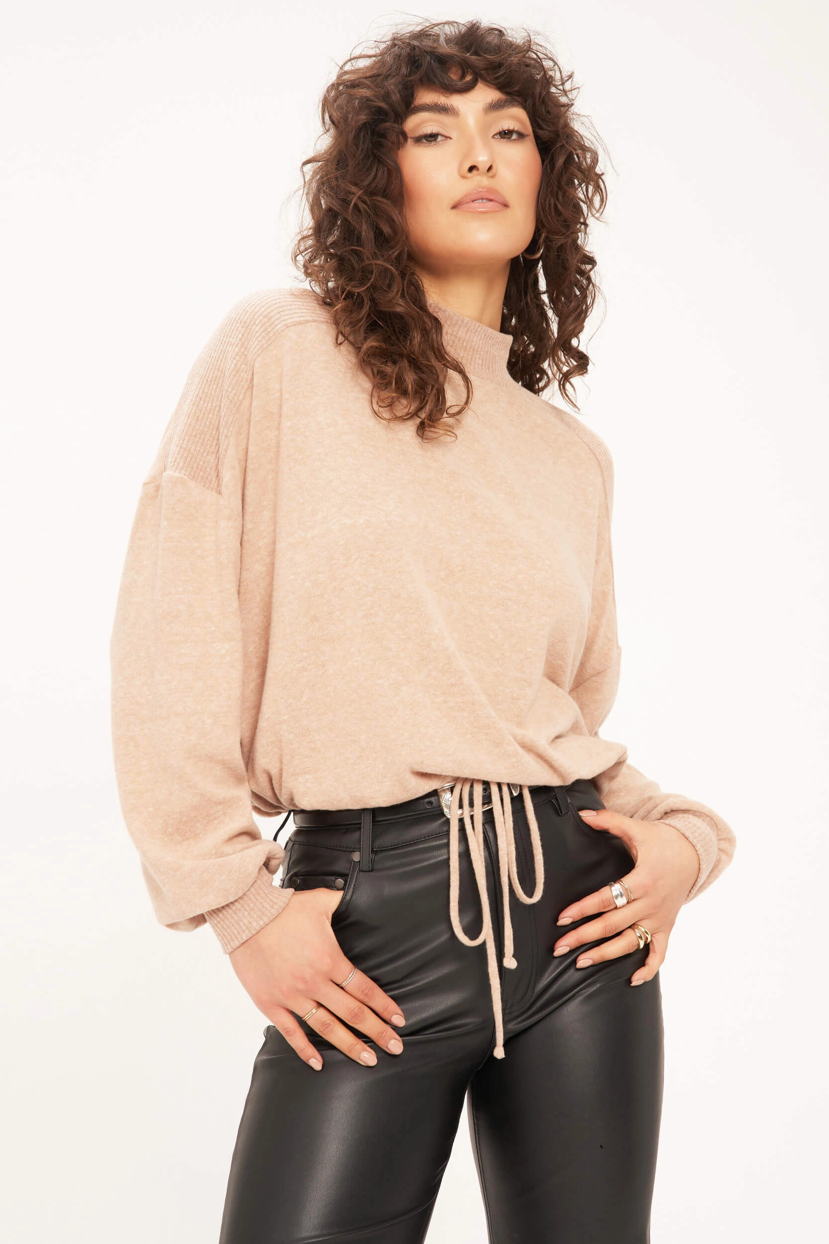 Everyday Layers Snuggle Comfort Veda Cozy Mock Neck