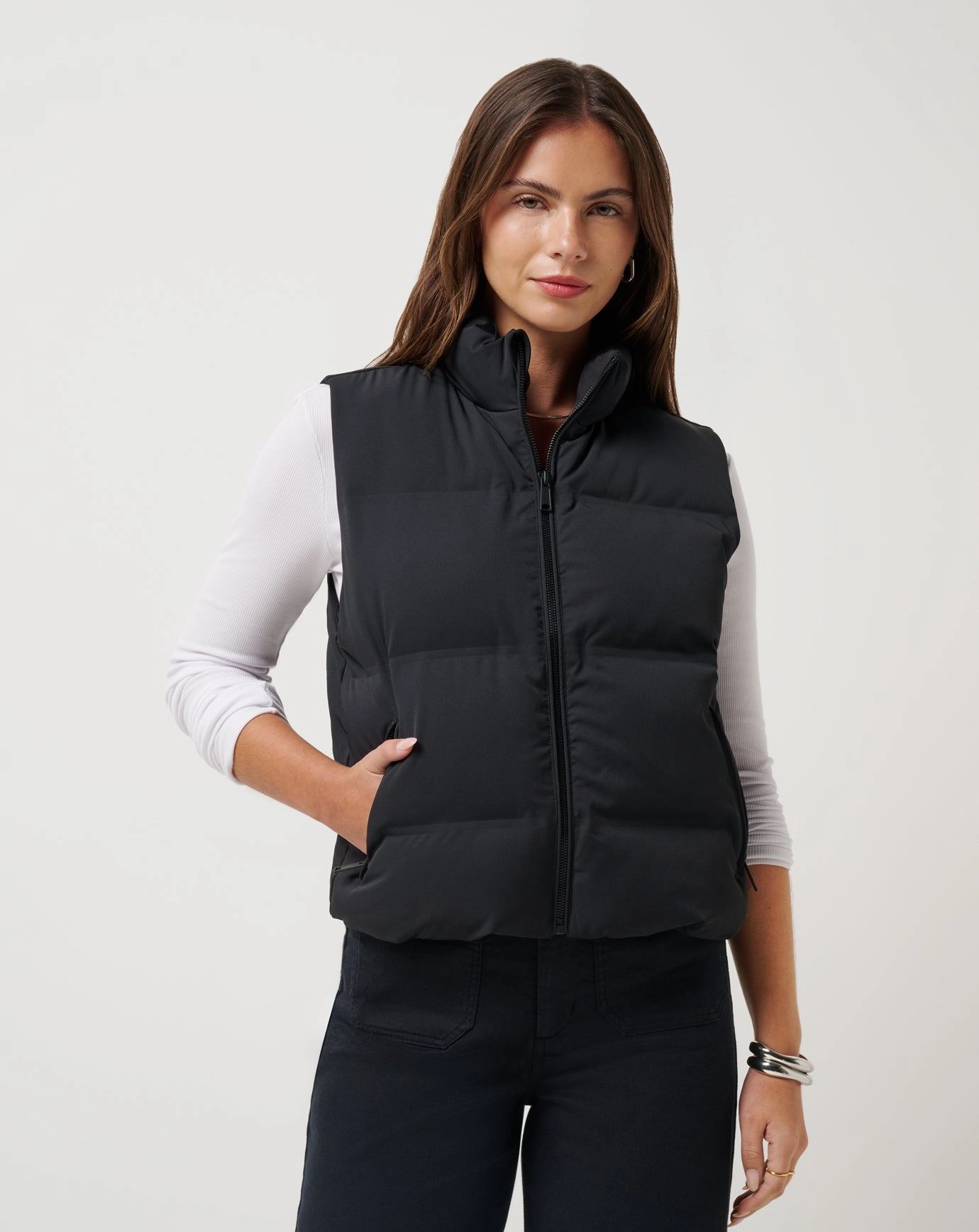 Moontide Bonded Puffer Vest GlowInTheDarkAccents Compact Packable