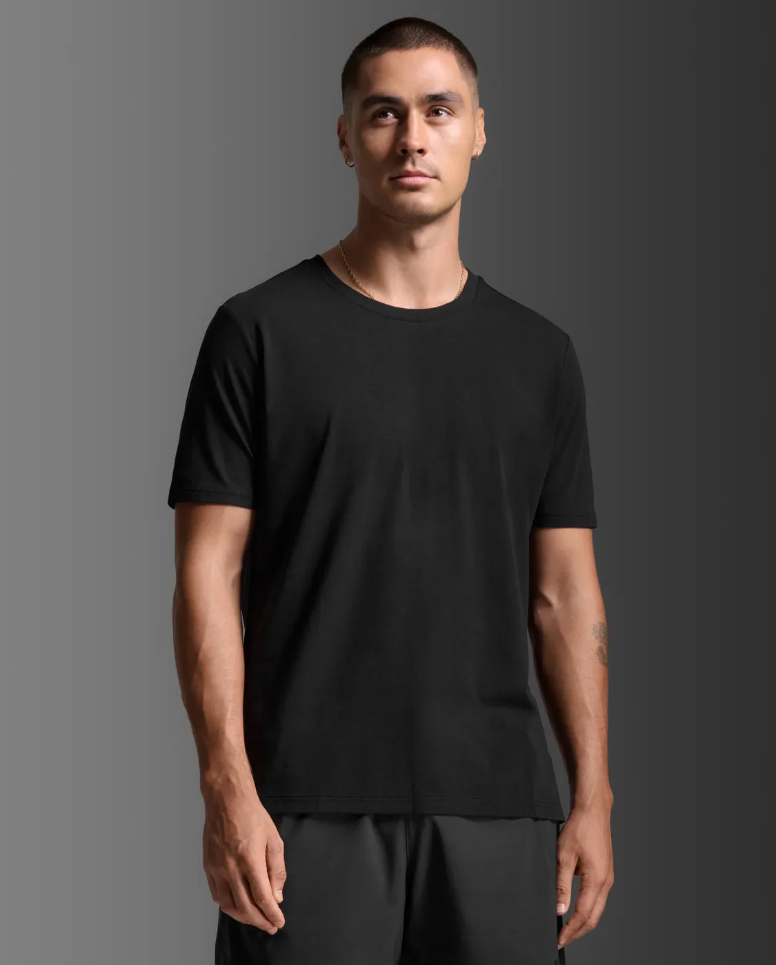 Comfortable Weave Motion Cotton Flex Tee