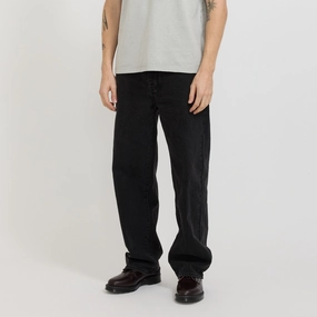 Traveler Gear Stretch Creative Look Winter Warmth Minimalist Wale Jeans Used Black