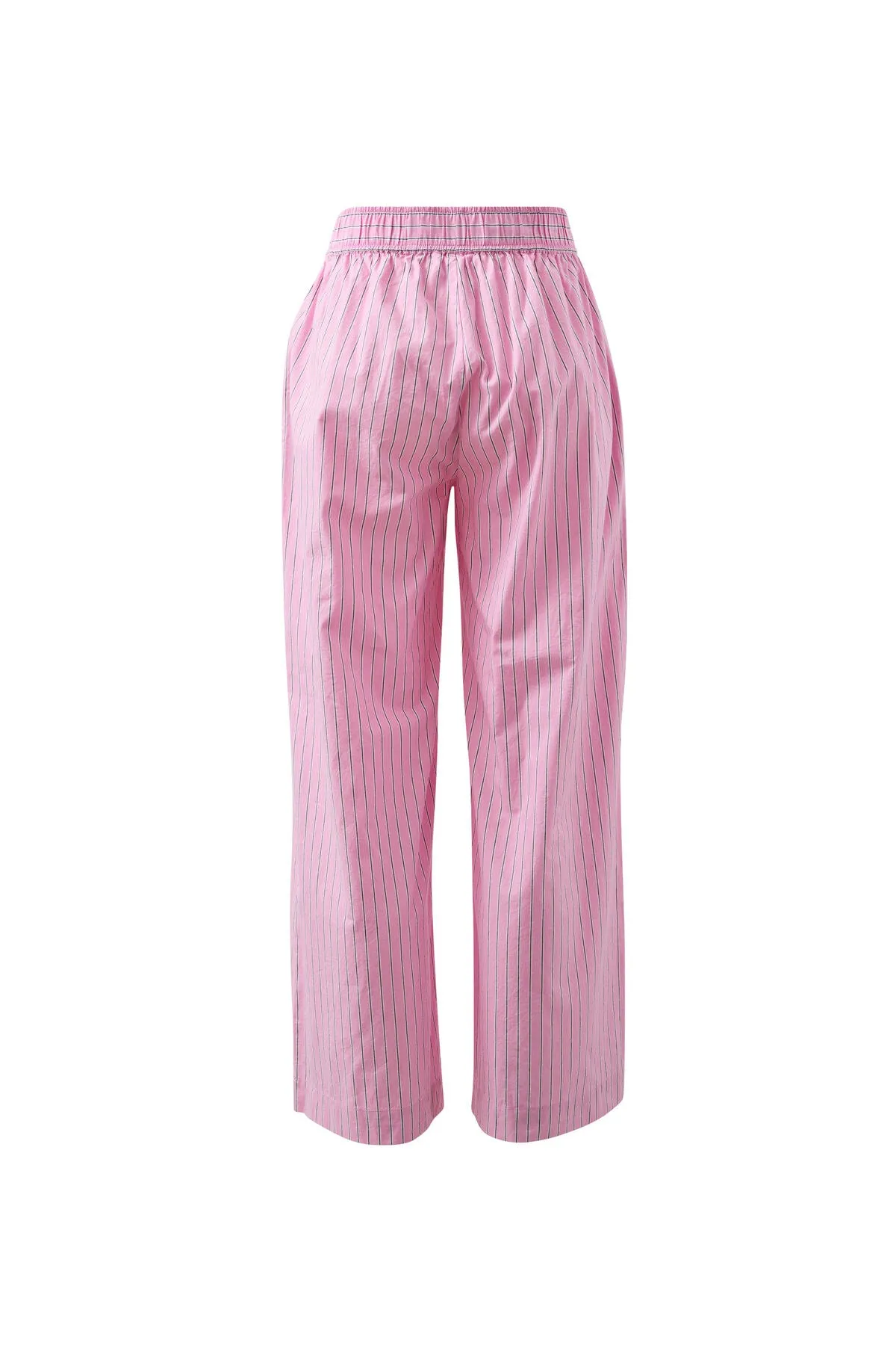 BreathableLining Stretch Layer Fit THE LOUNGE PANT - HIBISCUS PINK STRIPE