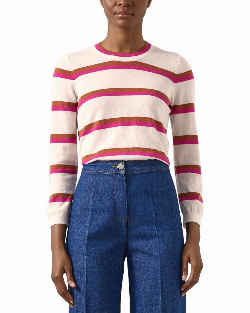 Snuggle Layers LK Bennett Ashley Knitted Wool-Blend Top