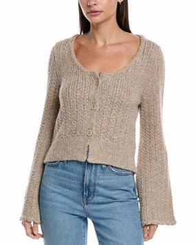 Nation LTD Berenice Alpaca & Wool-Blend Cardigan Chic Comfort Cozy Fashion