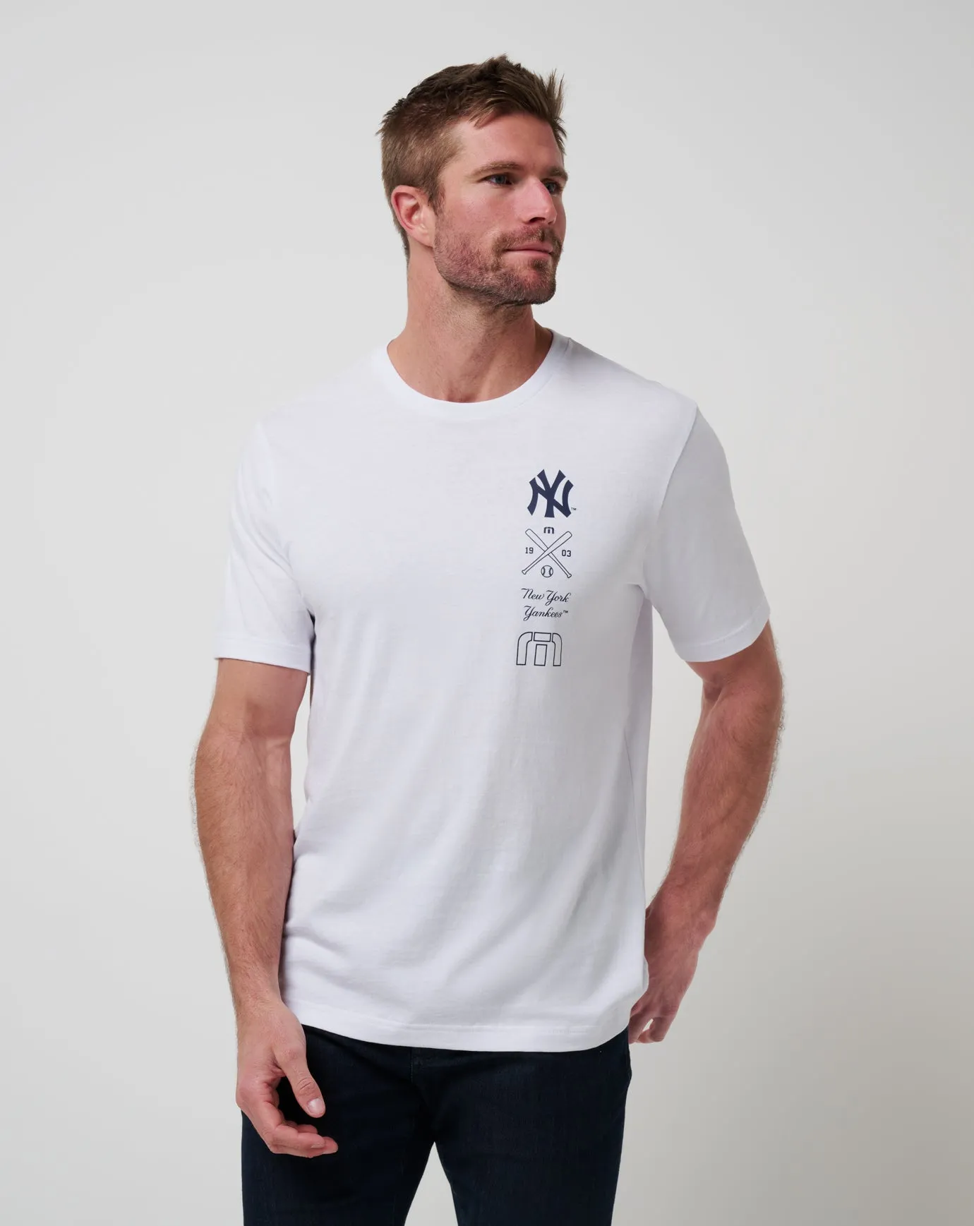 New York Yankees Sunset Slam 2.0 Tee Urban Streetwear Moisture Management Technology