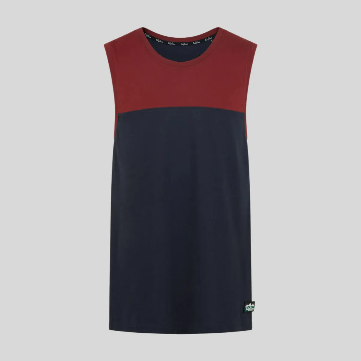 Breathable Ventilation Backslider Singlet Top Navy Multi