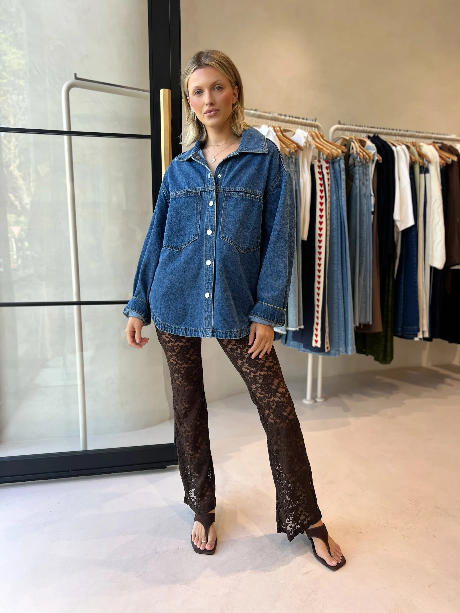 AUBREY LACE PANT Tough Flex Casual Comfort Look