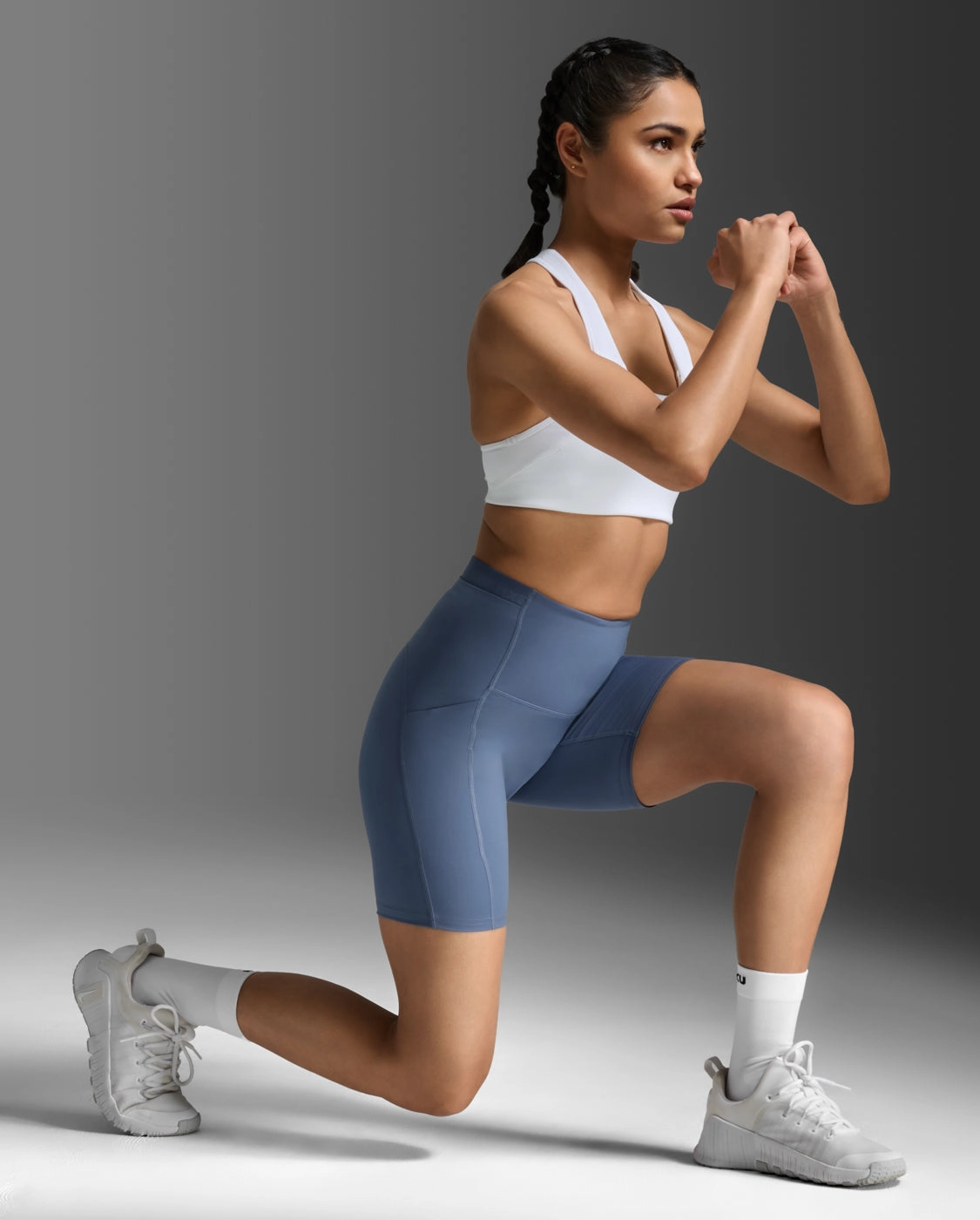 Form Stash Hi-Rise 6" Compression Short with Pockets Quick Dry Technology Stylish Comfort