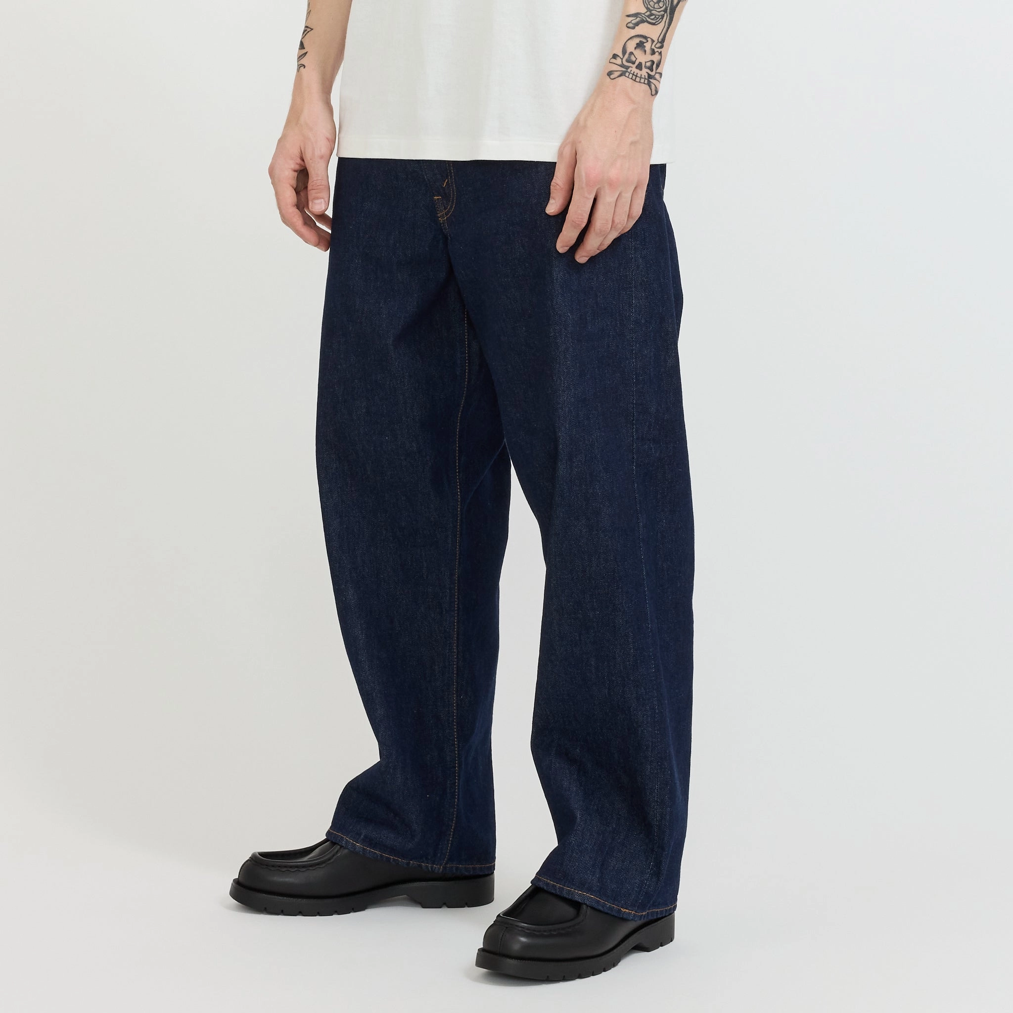 No Iron Wear Artist Vibe Premium Super Dad's Denim Pants One Wash