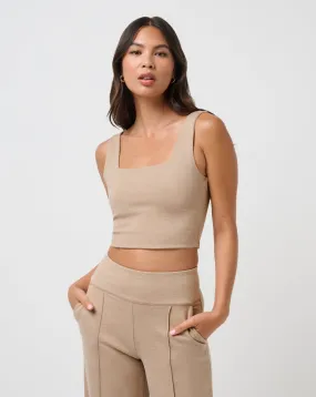 Friday Doubleknit Square Neck Tank Durable Chainstitch