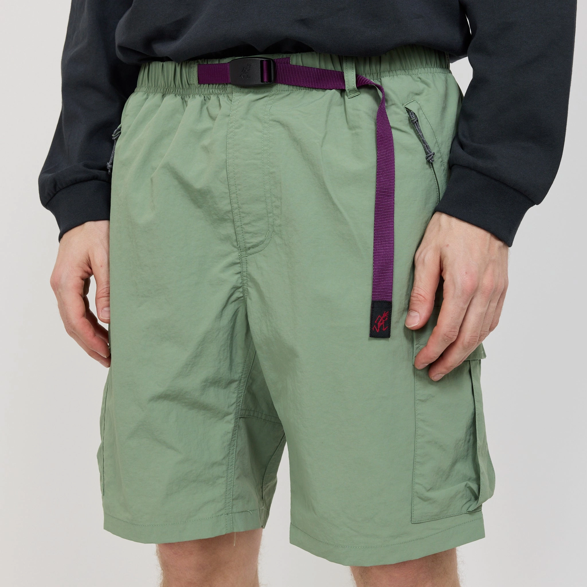 Nylon Explorer Cargo Short Teal Active Design