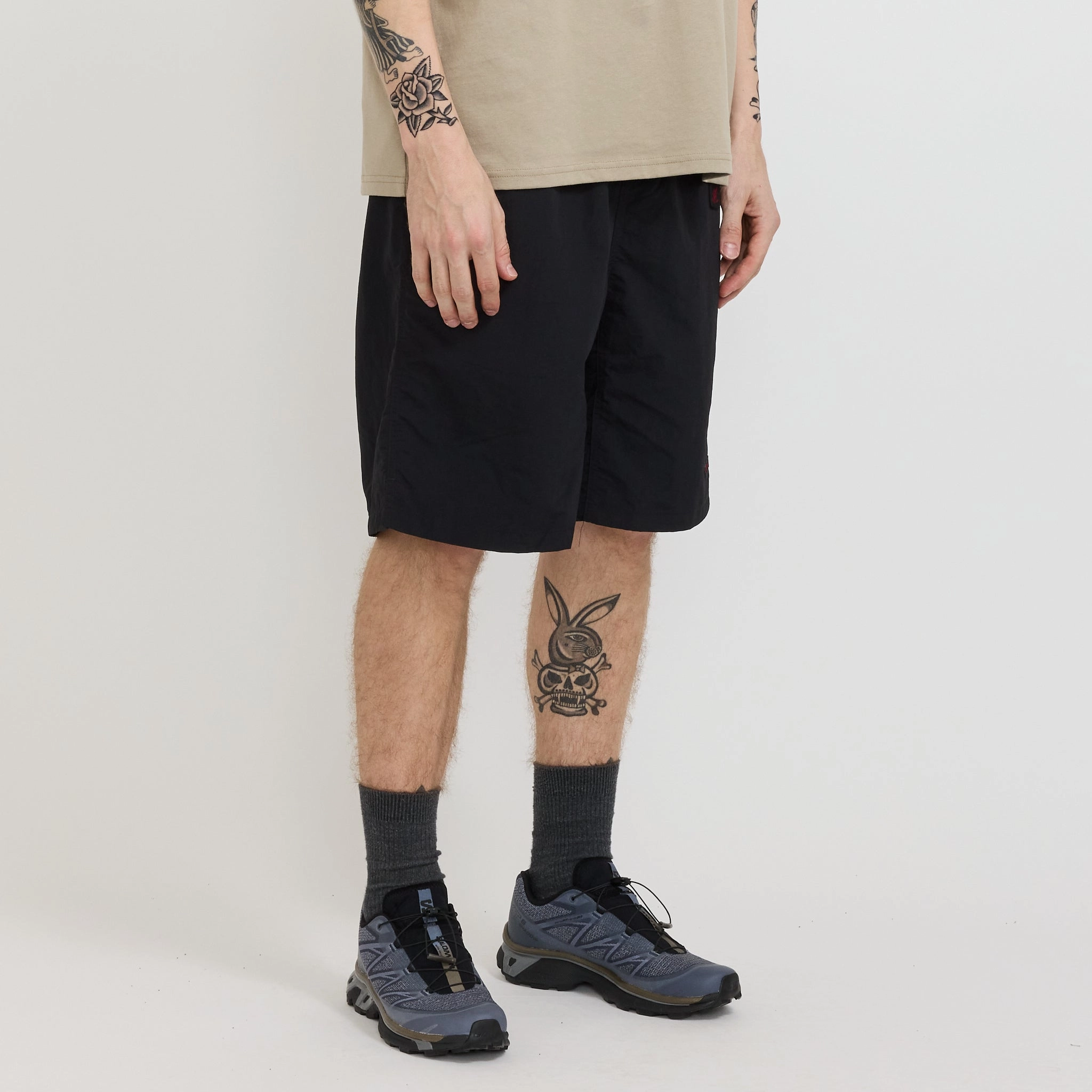 Nylon Packable G-Short Black Light Fit Wear evening dress