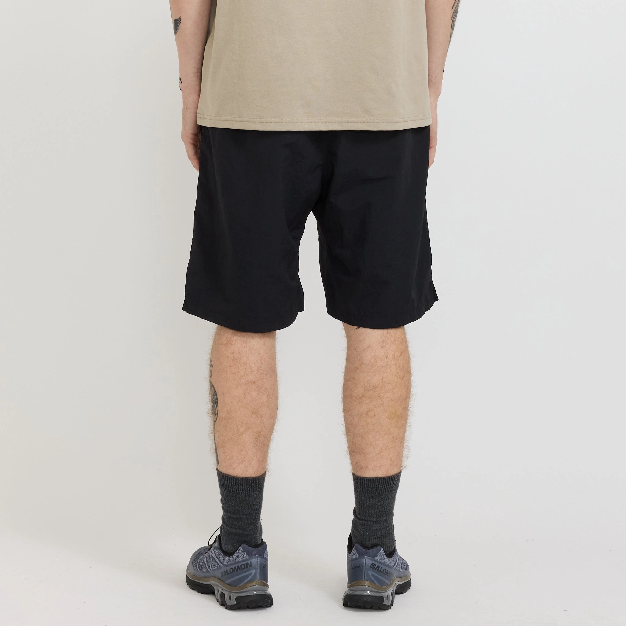 Active Style beach volleyball gear Nylon Packable G-Short Black