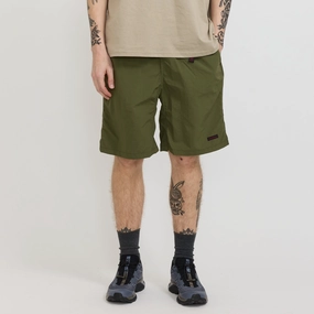 Nylon Packable G-Short Olive Layered Panel Design