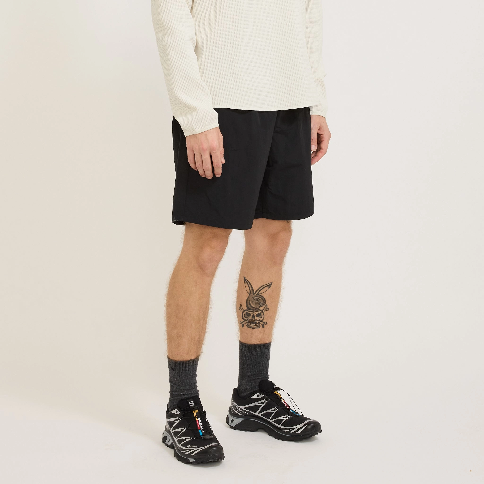 Nylon Shorts Black Odor Resistant Treatment technology industry