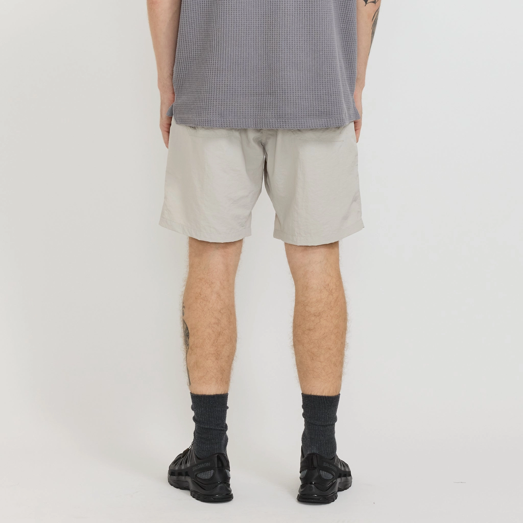 hiking clothes Nylon Tusser Easy Shorts Ivory