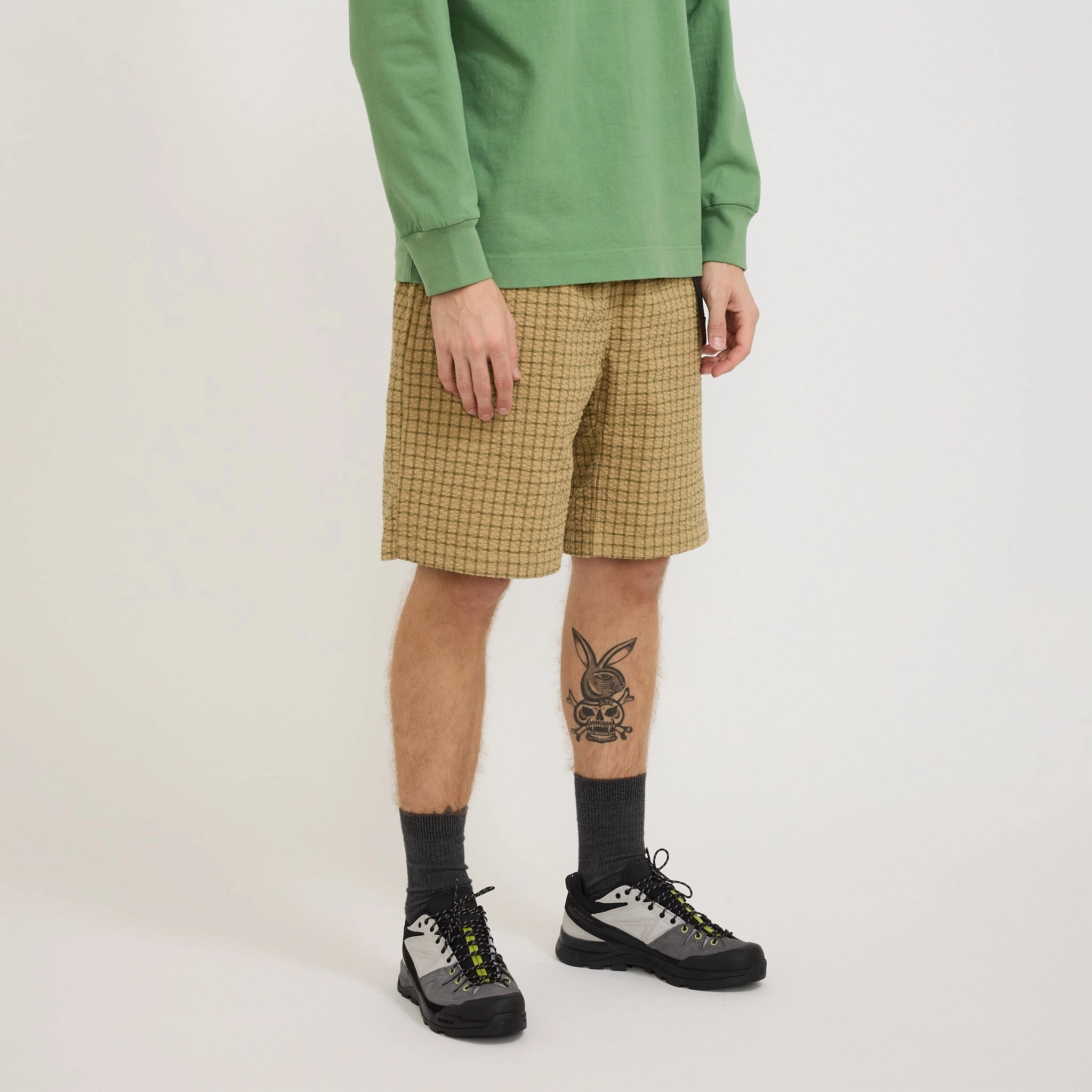 O.G. Seersucker G-Short Gravel Sport Wear Breathable mesh