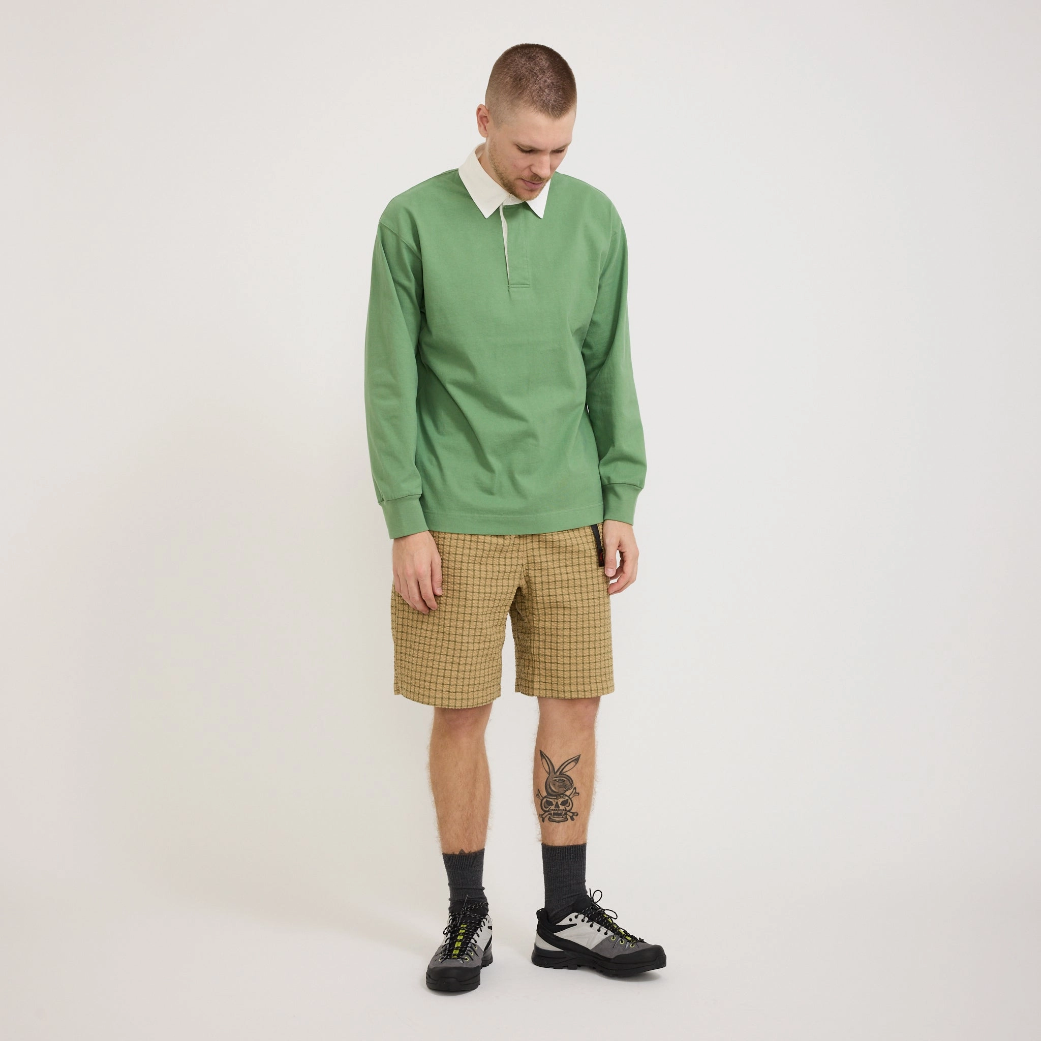 Elastic Comfort O.G. Seersucker G-Short Gravel