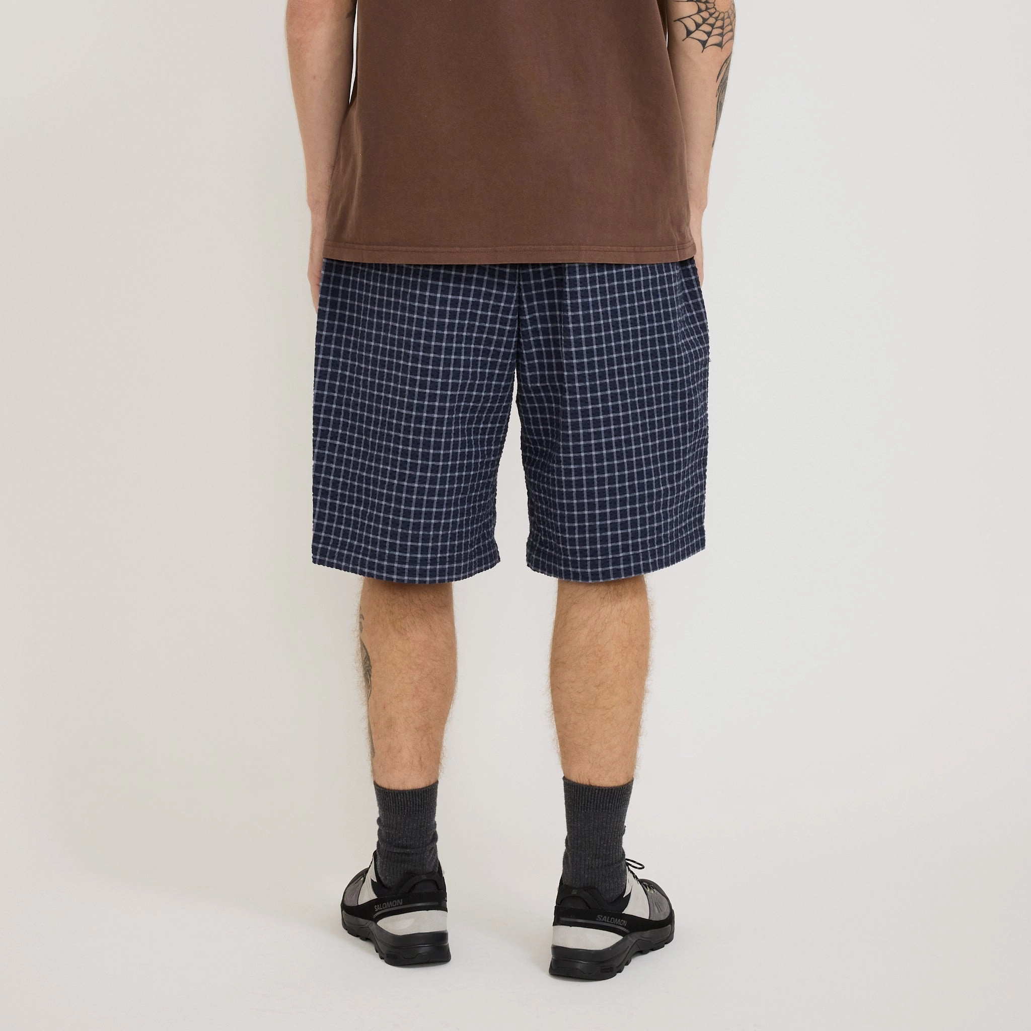 comfortable attire Stretch Flex O.G. Seersucker Lagoon Short Midnight