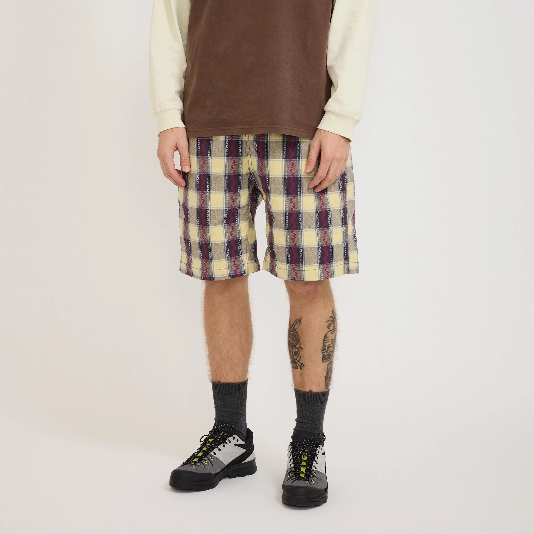 Socks Concert wear O.G. Tribal Check G-Short Tribal Check