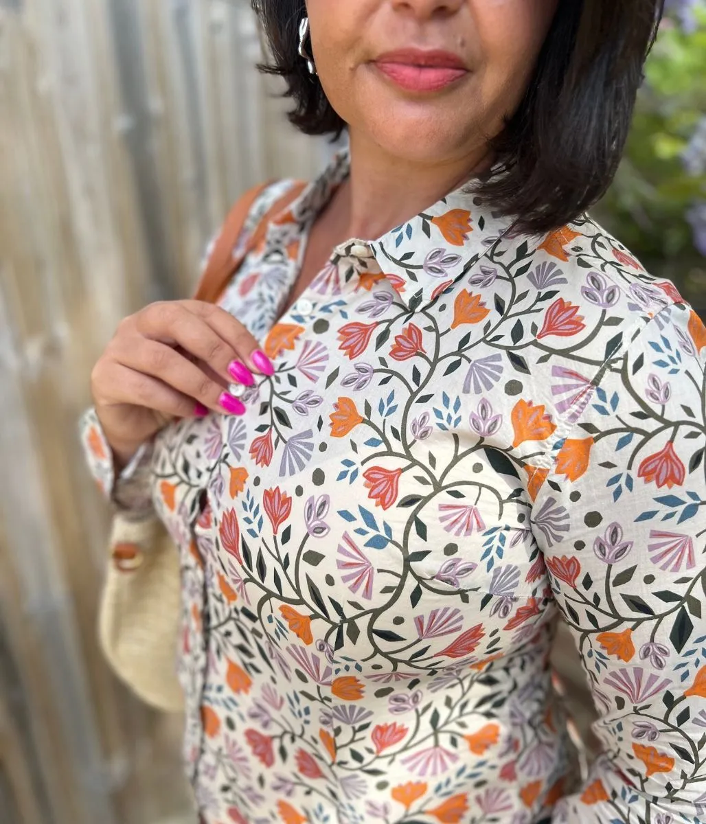 HeatRegulating Ex Seasalt Flower Print Larissa Shirt