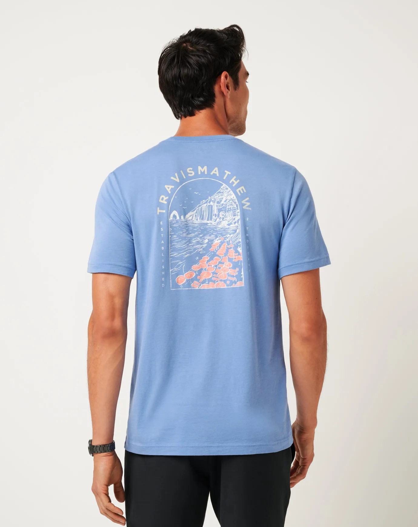 Breathable and Comfortable Printed Logo Reef Walk Tee