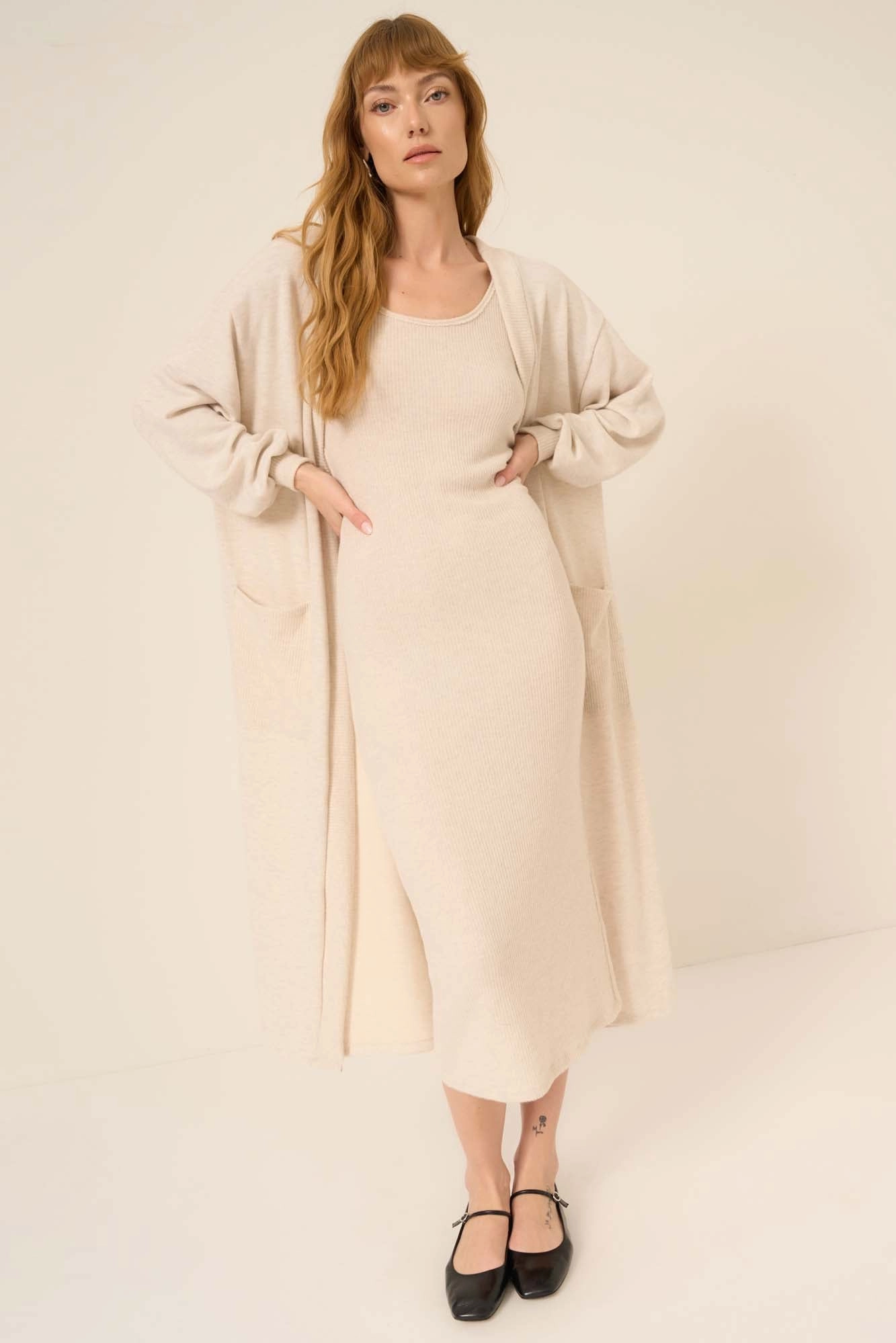 On My Way Brushed Cardi Anti Pilling Finish