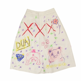 Smart Fit WHITE TURBO PUFFY SHORTS