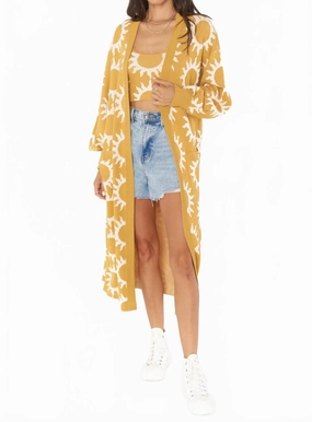 Comfort Knitwear Comfort Layer Out And About Cardi In Paradise Sun Knit