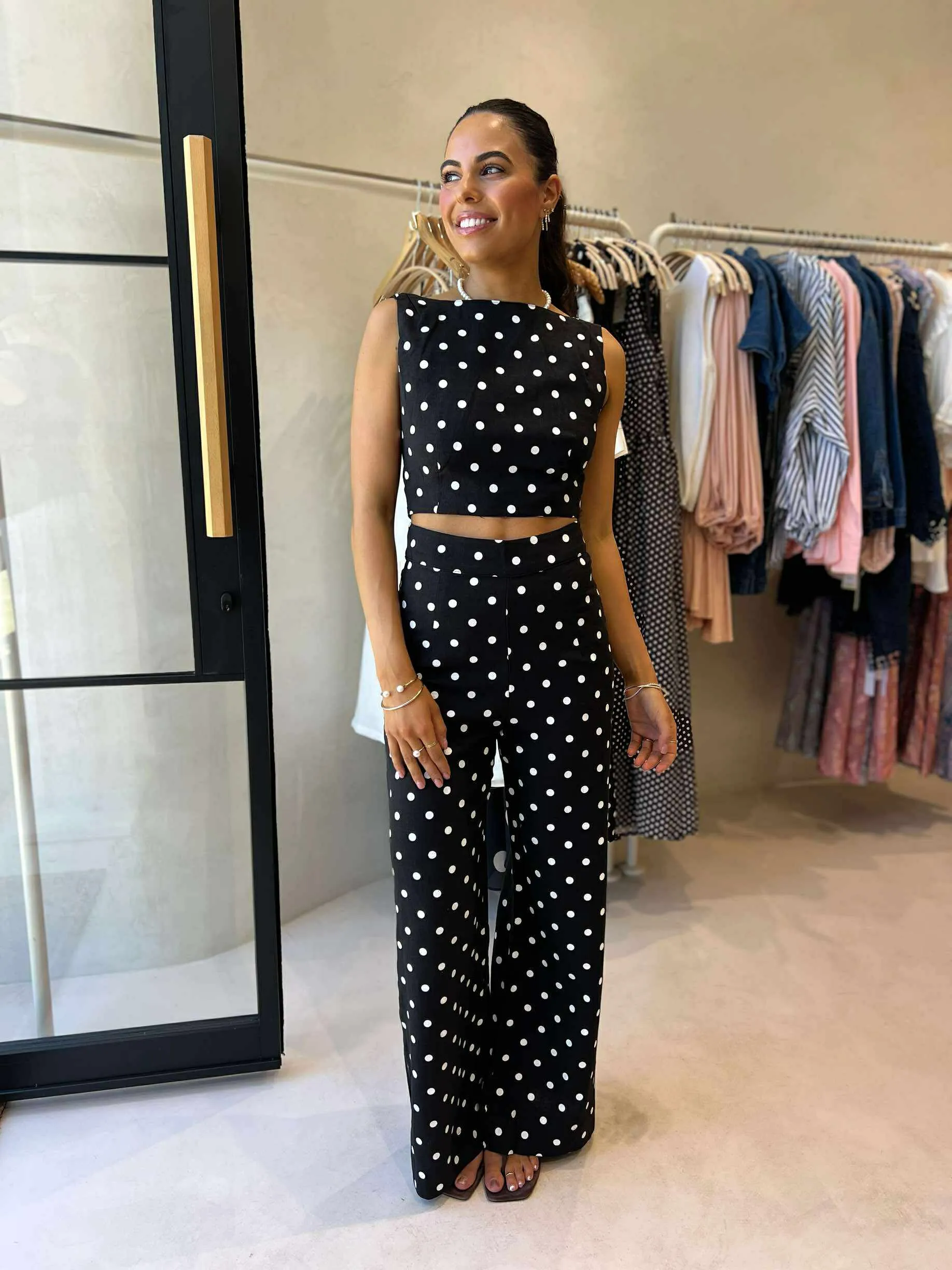 Versatile Fit Street Inspired PALM COVE PANT - BLACK