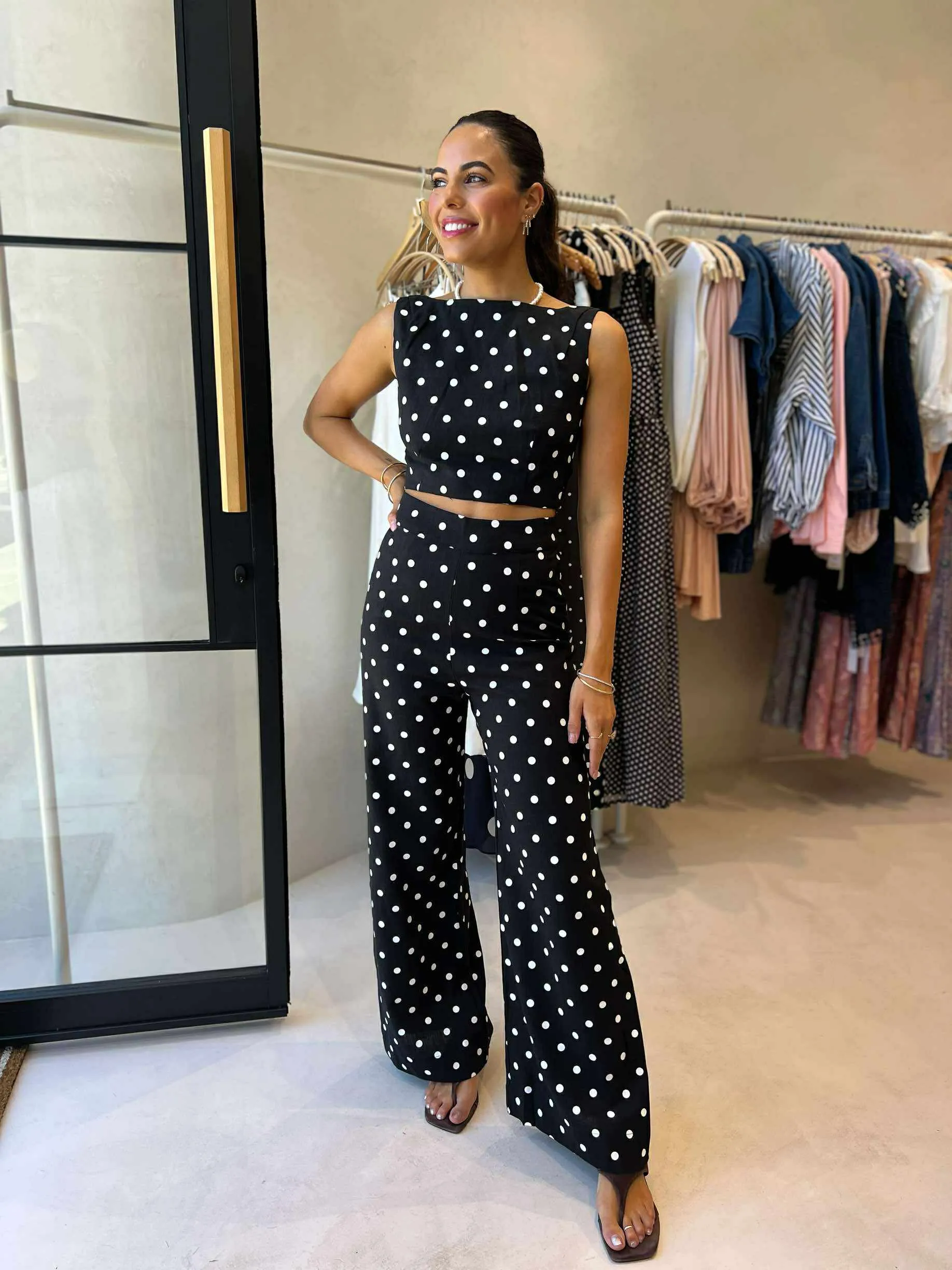 PALM COVE PANT - BLACK Sporty Layer